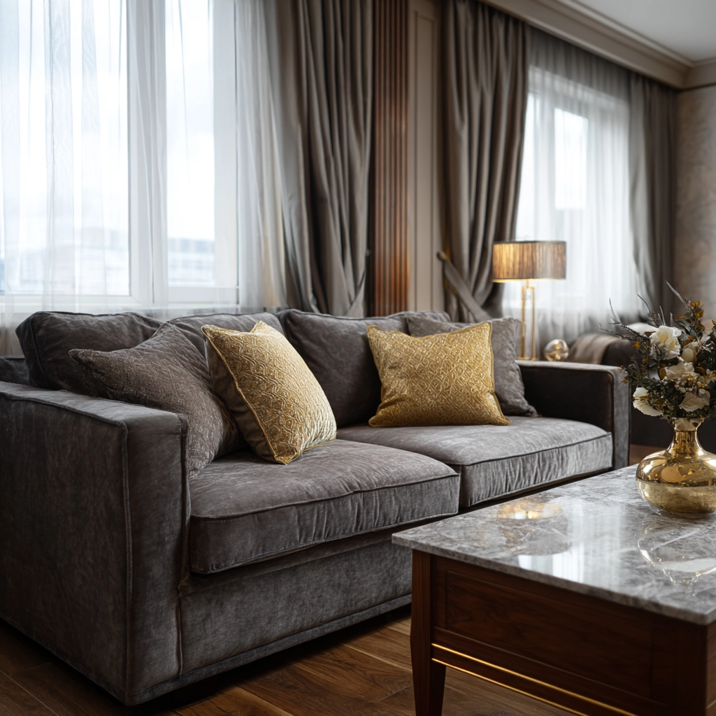 grey couch living room 42