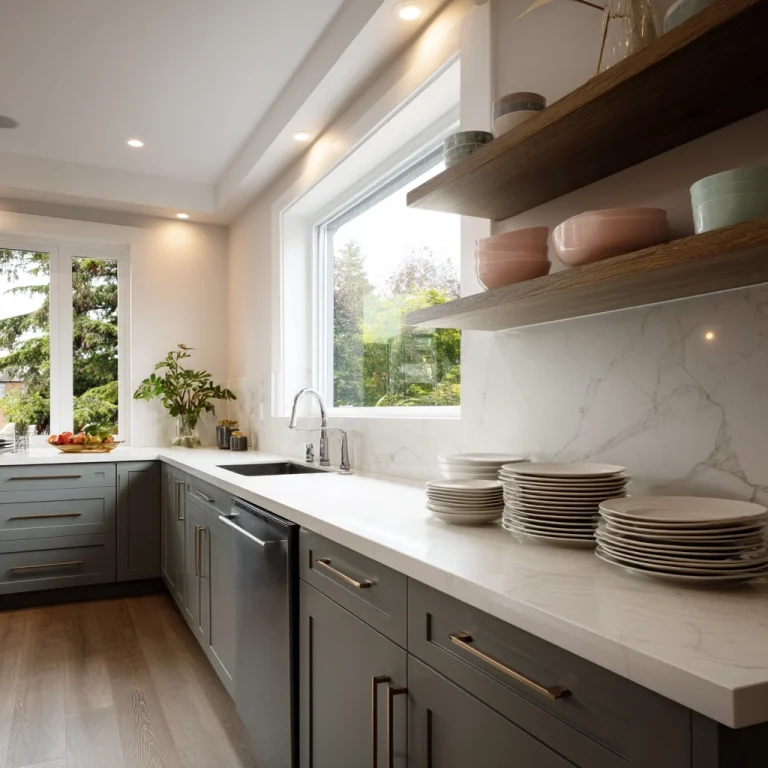 grey kitchen cabinets 1