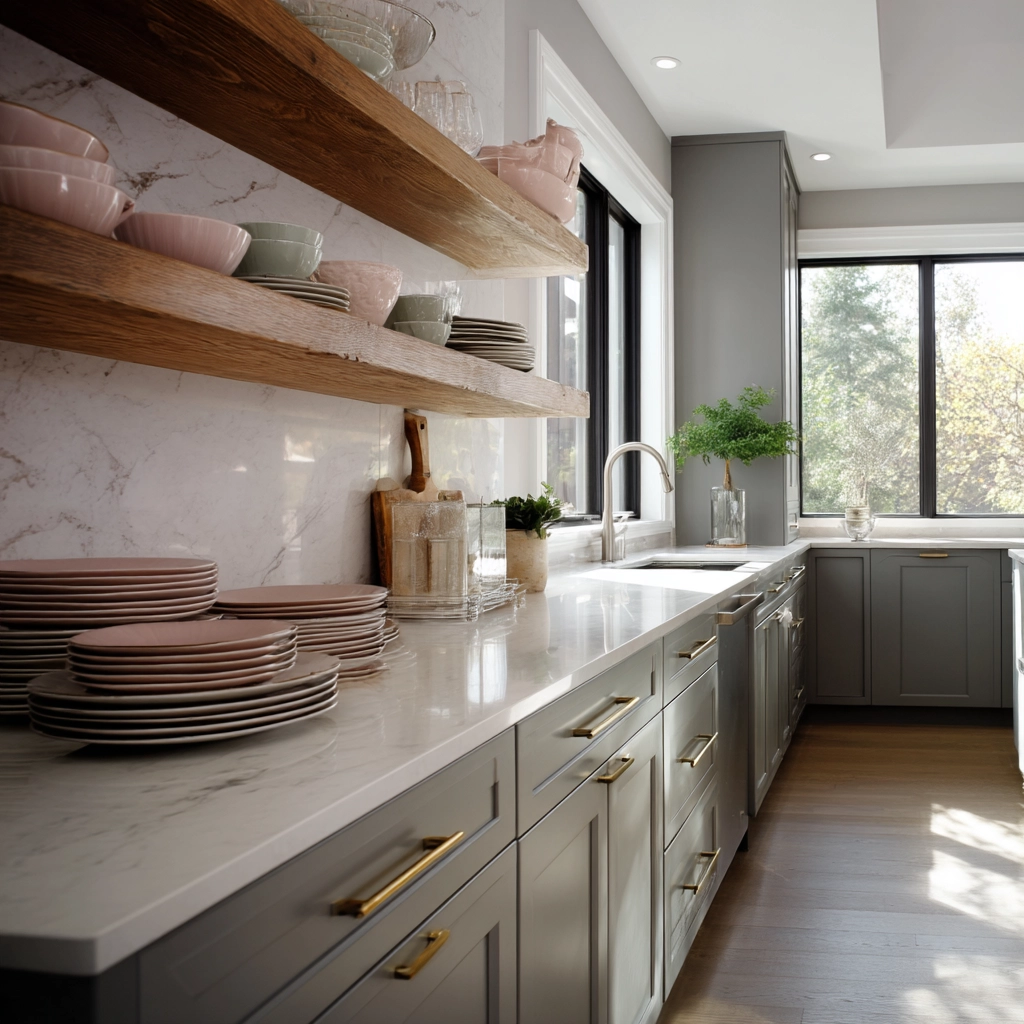 grey kitchen cabinets 2