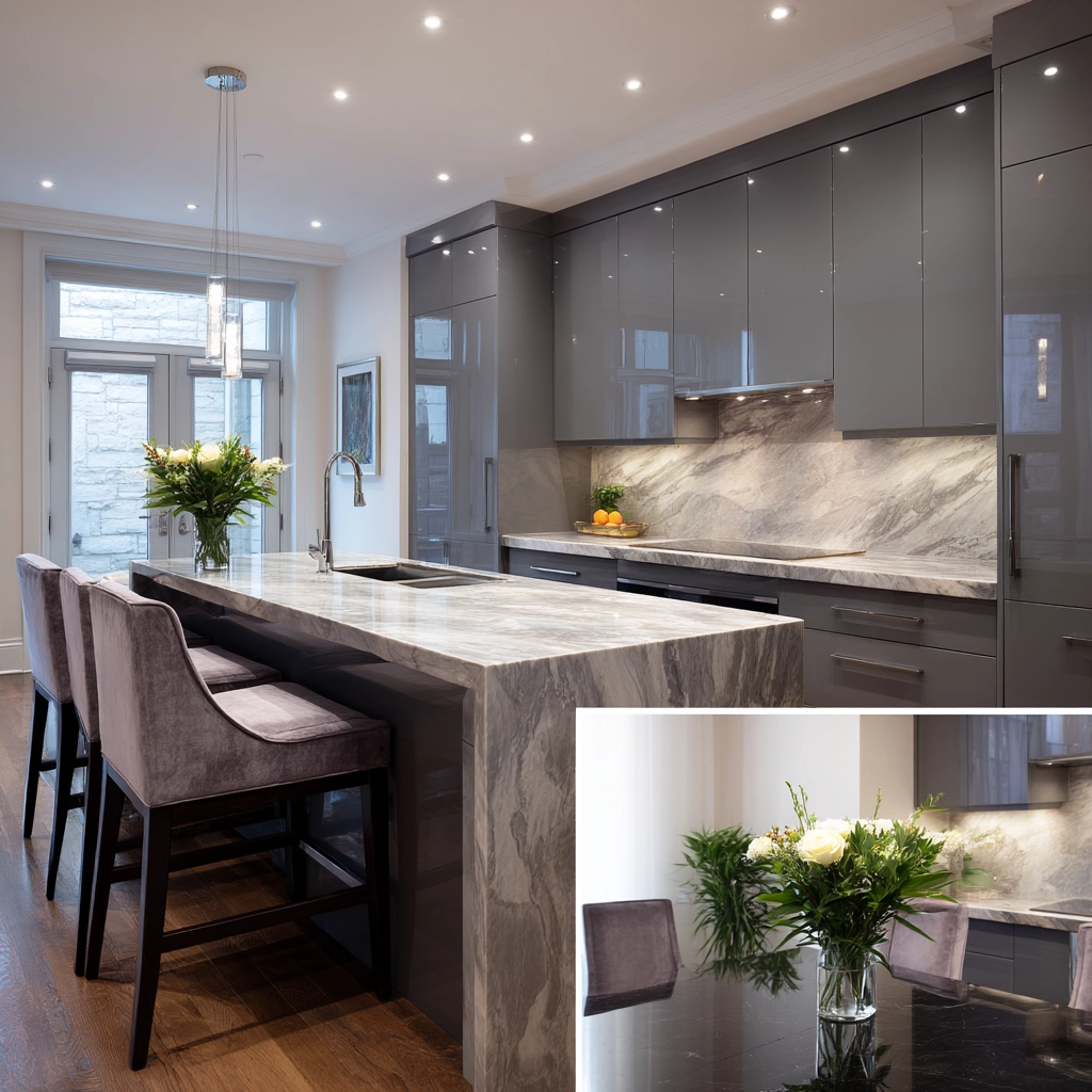 grey kitchen cabinets 29