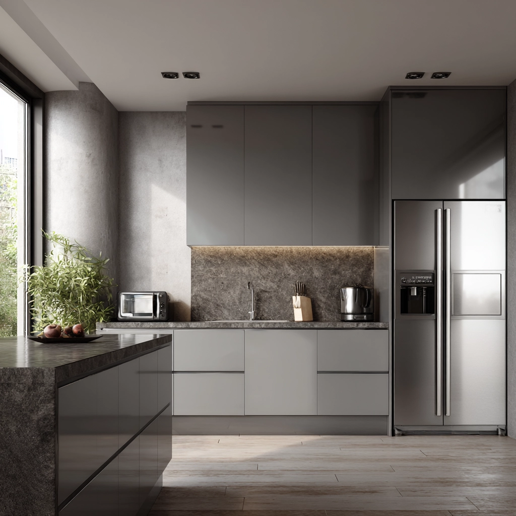 grey kitchen cabinets 39