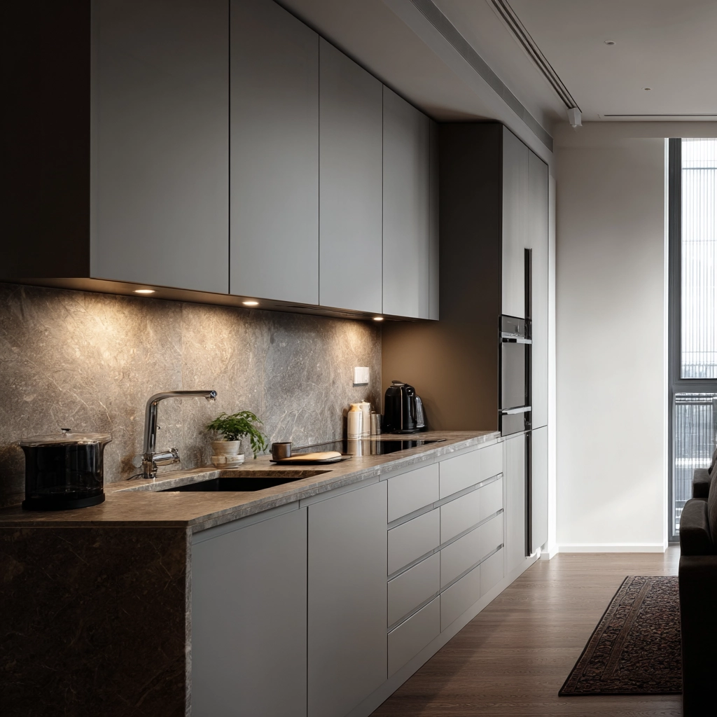 grey kitchen cabinets 40