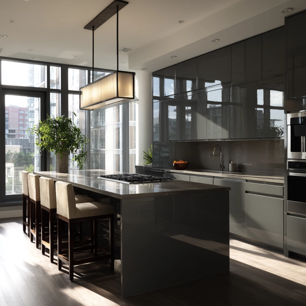 grey kitchen cabinets 46