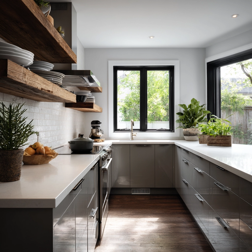 grey kitchen cabinets 55