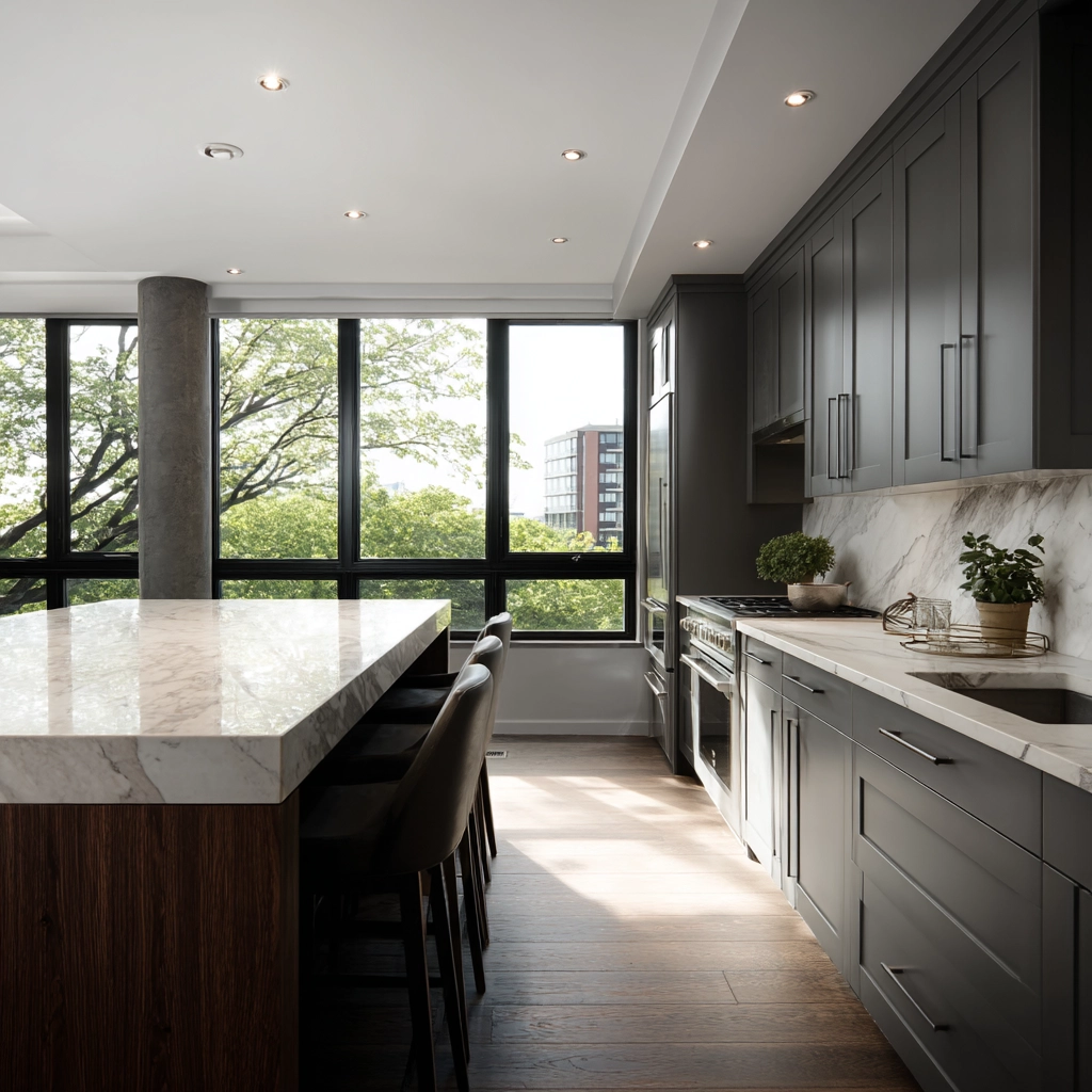 grey kitchen cabinets 59