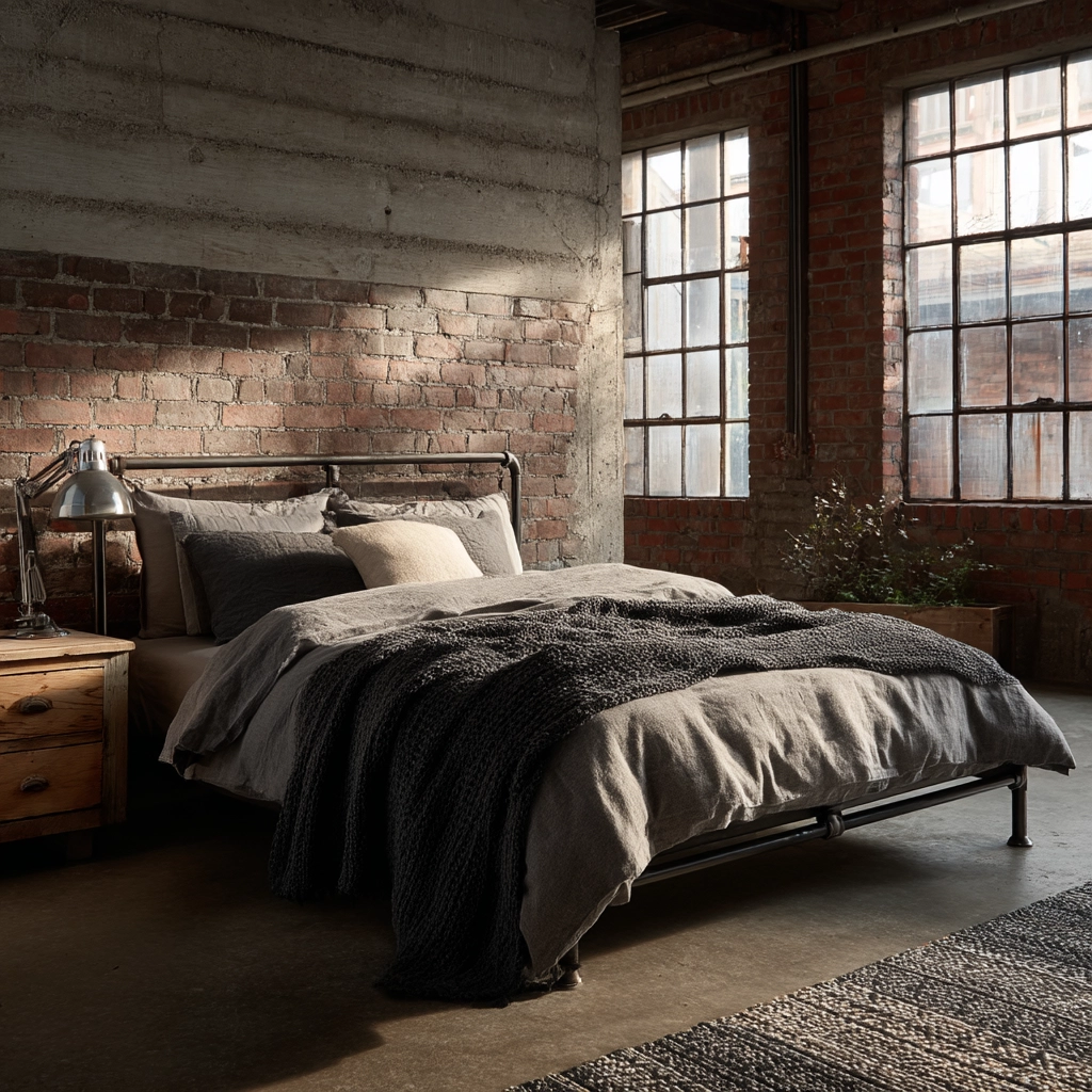 industrial bedroom design 2