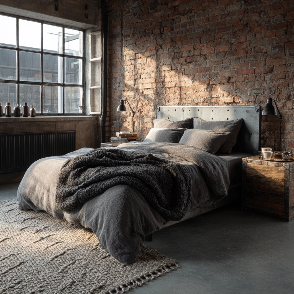 industrial bedroom design 3