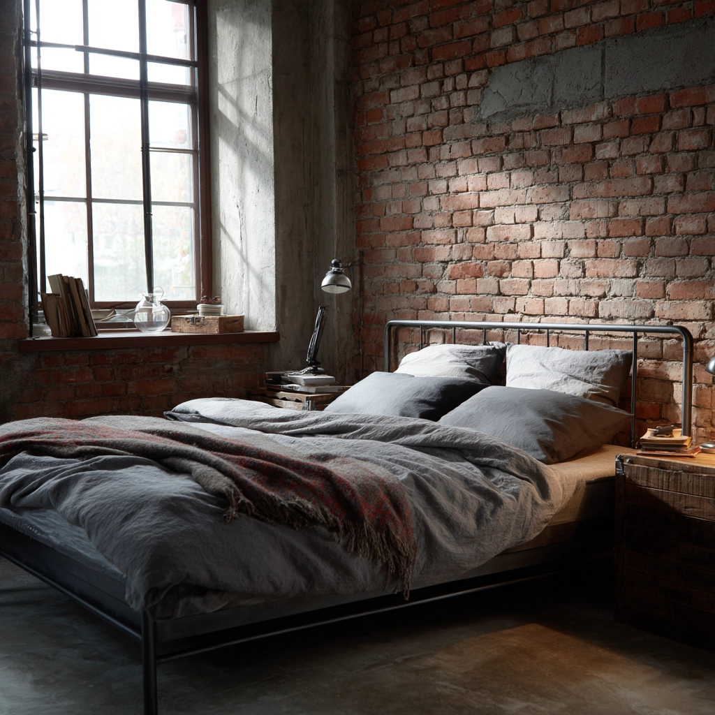 industrial bedroom design 39