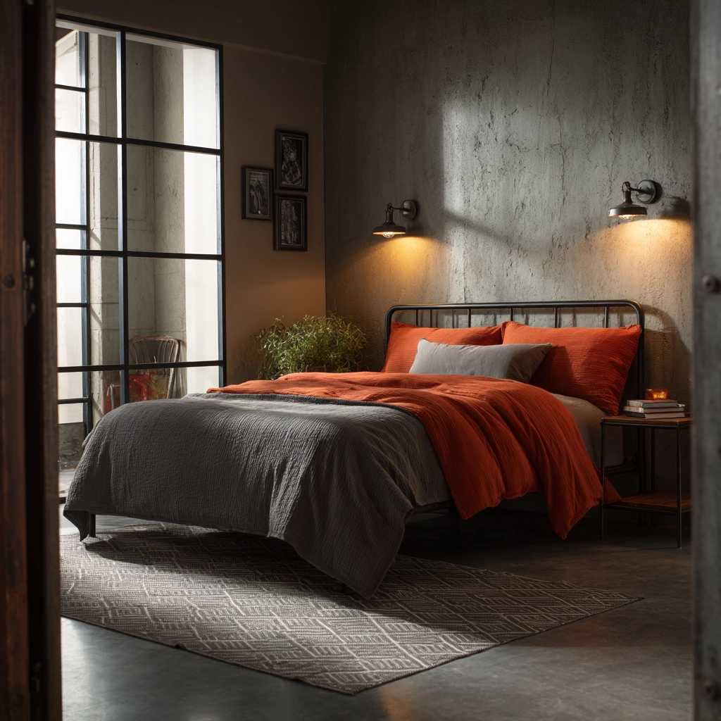 industrial bedroom design 49
