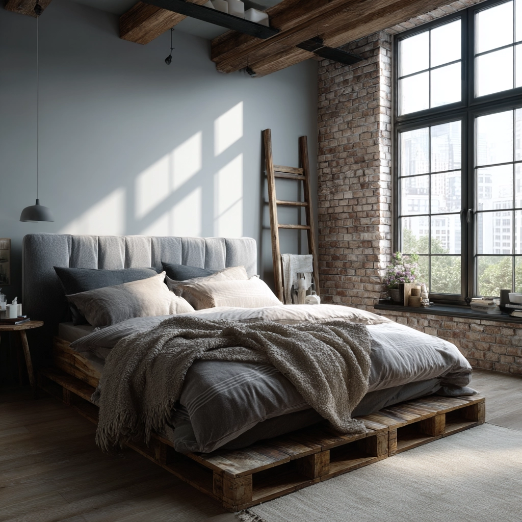 industrial bedroom design 56