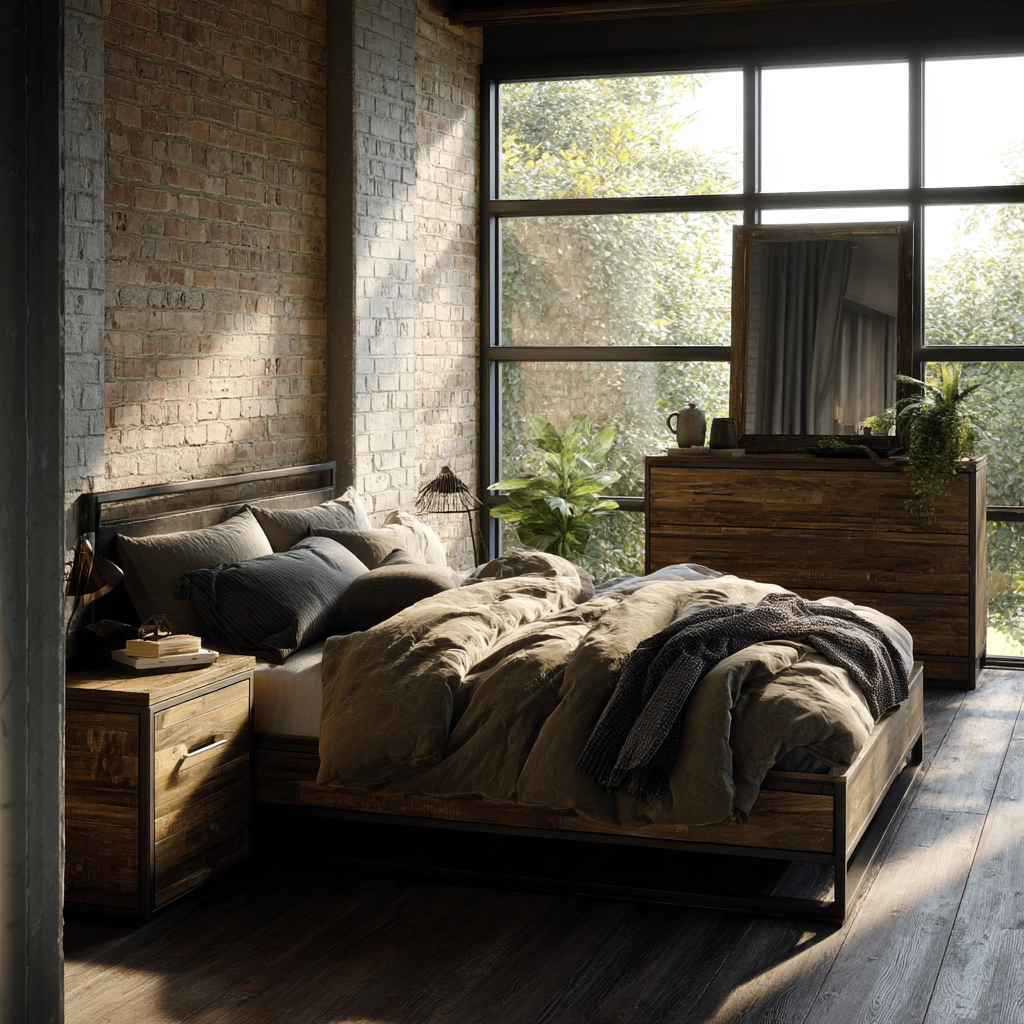 industrial bedroom design 59