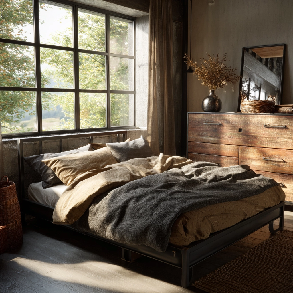industrial bedroom design 60