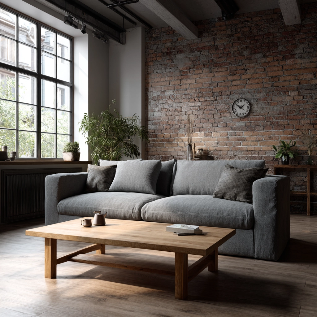 industrial farmhouse living room 37