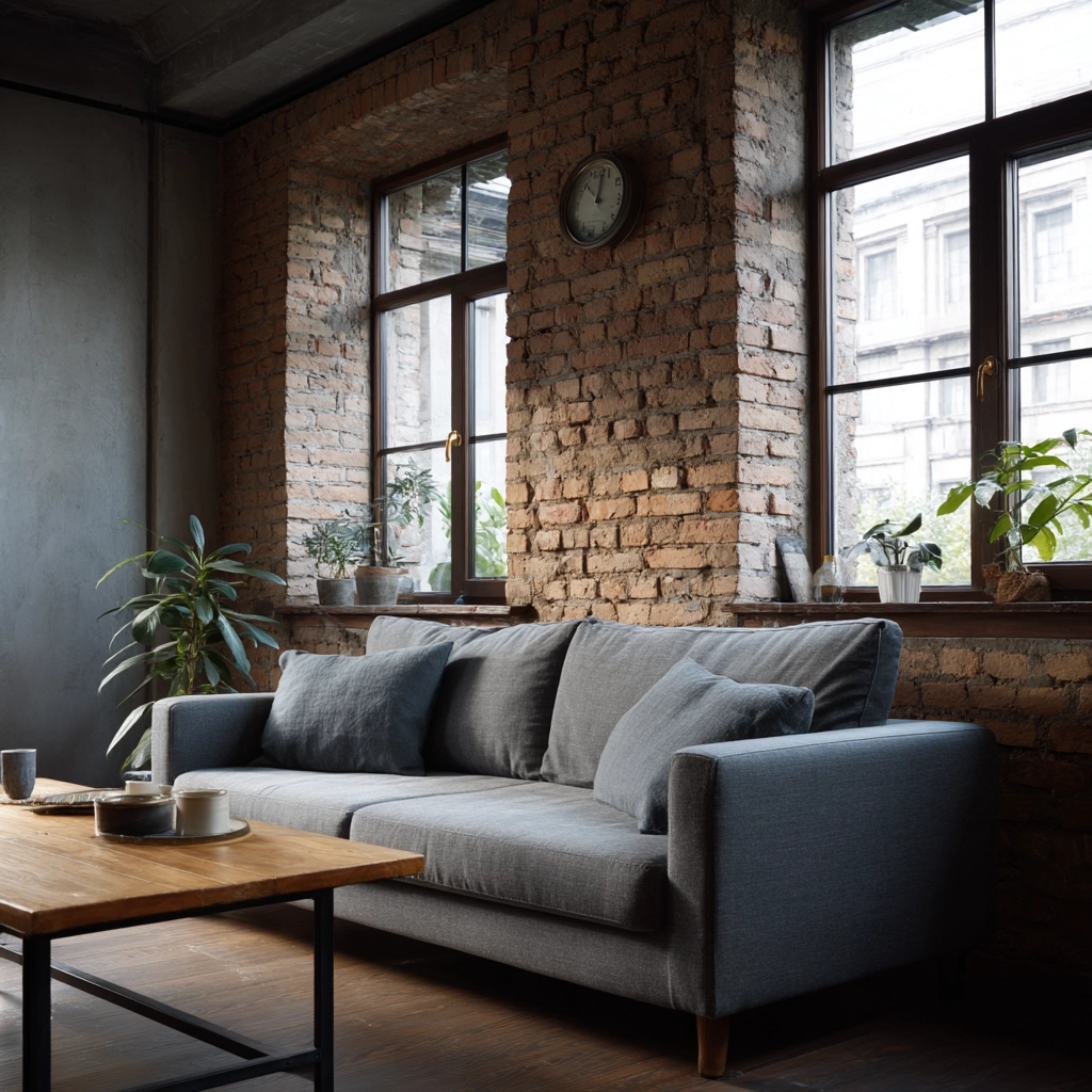 industrial farmhouse living room 38