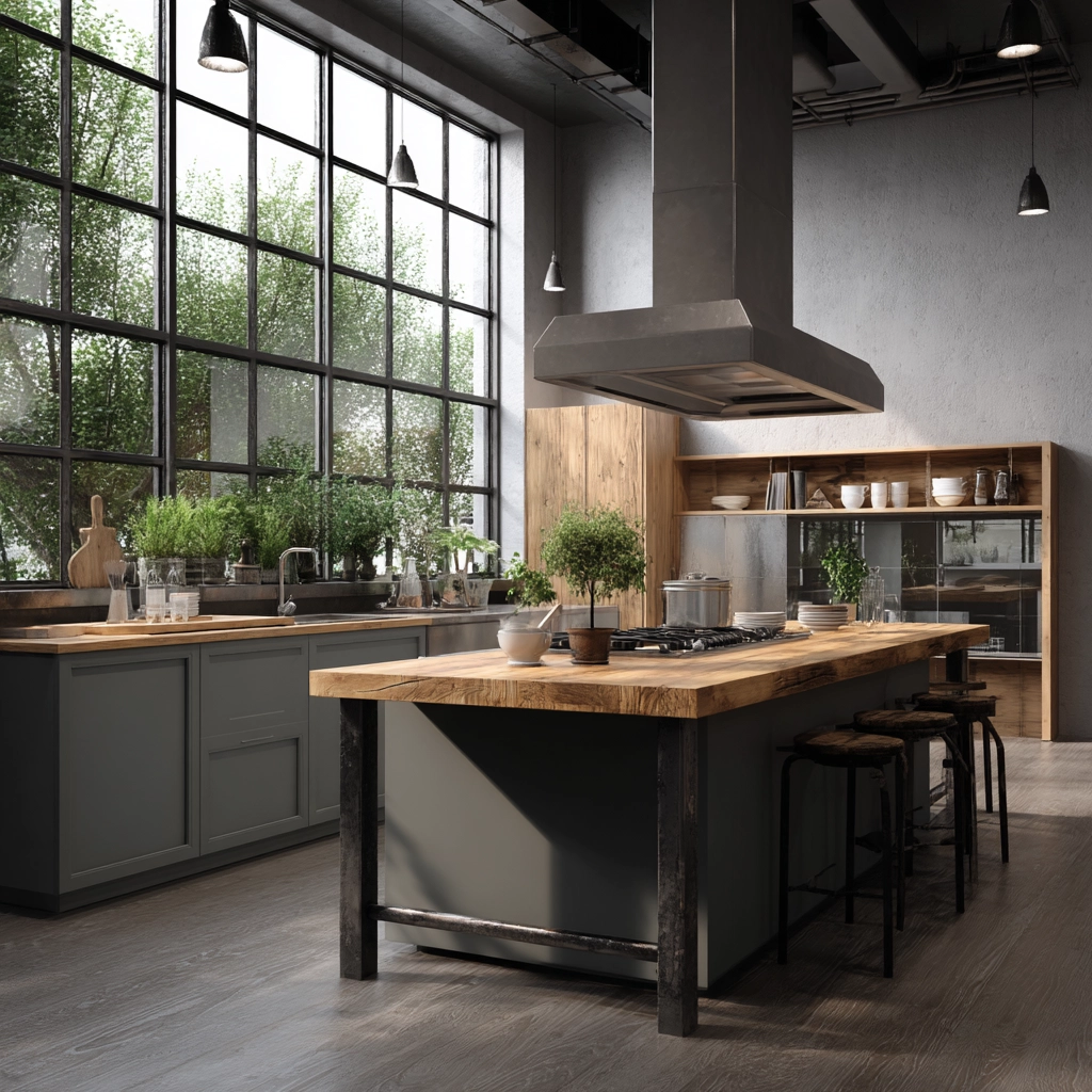 industrial kitchen ideas 13