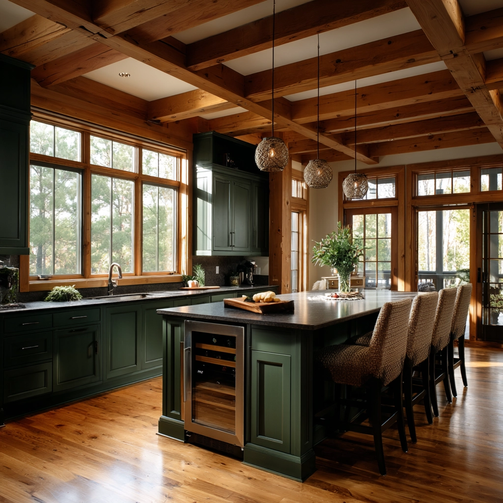 log home kitchens 20