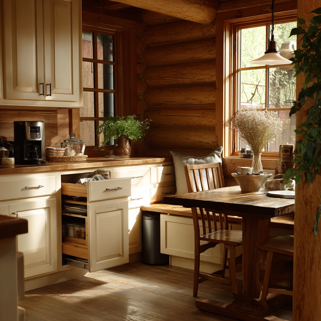 log home kitchens 22