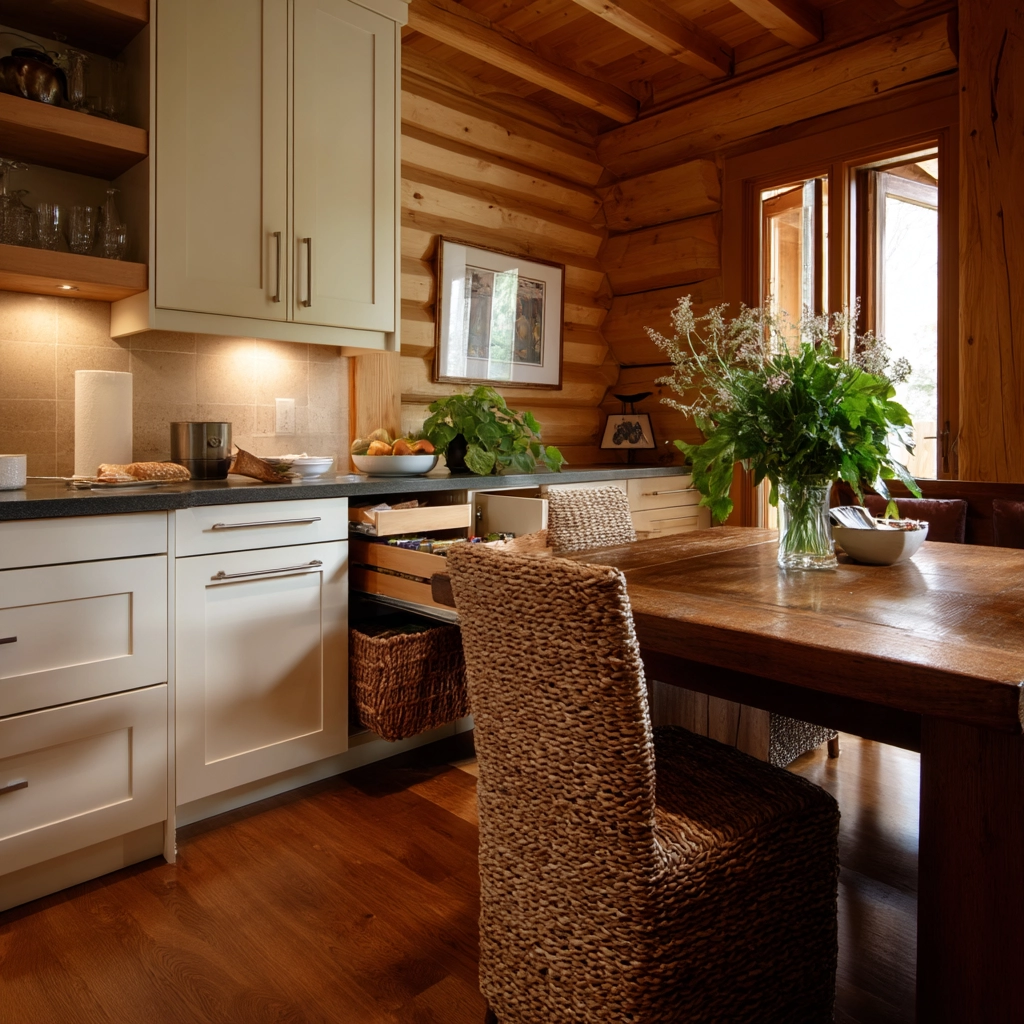 log home kitchens 24