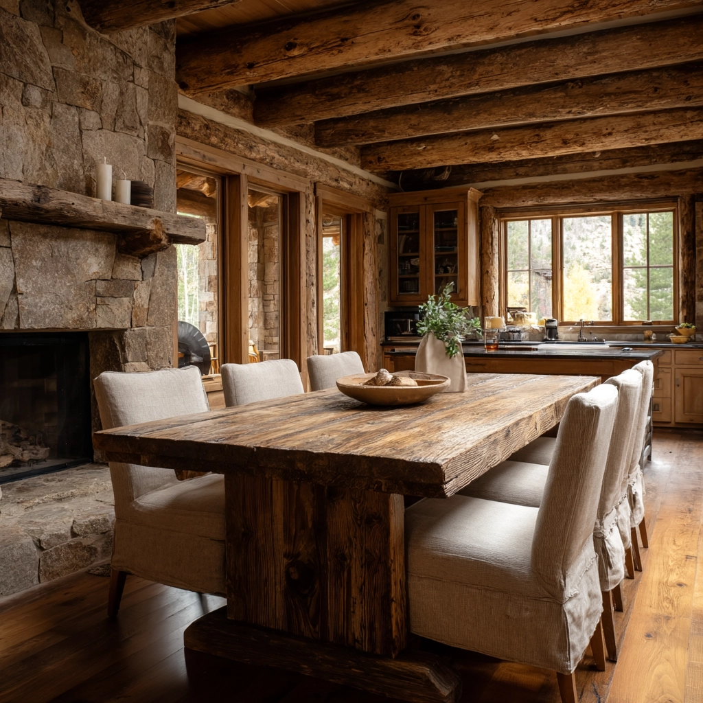 log home kitchens 3