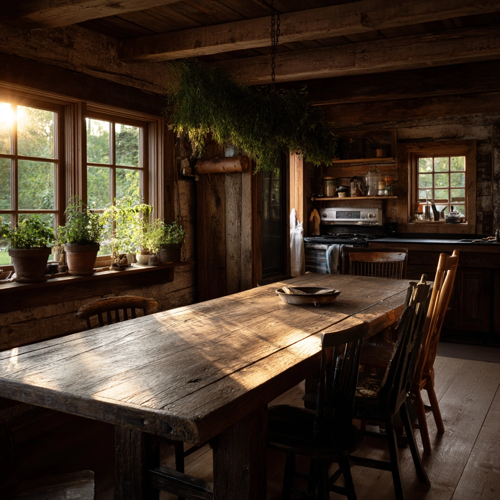 log home kitchens 37