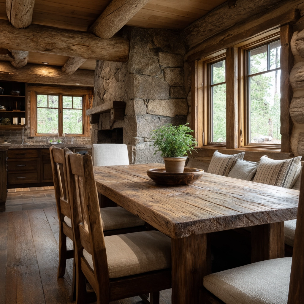 log home kitchens 4