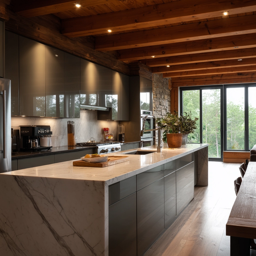 log home kitchens 43