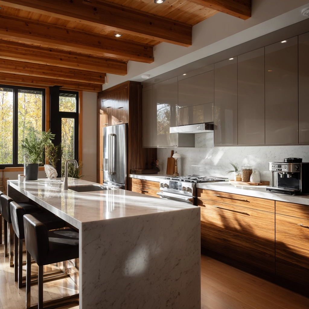 log home kitchens 44