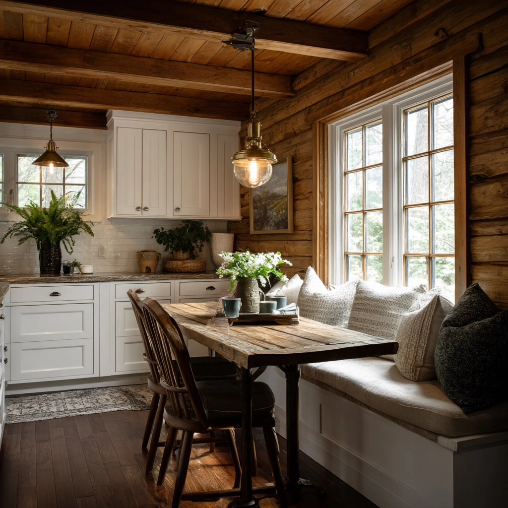 log home kitchens 47