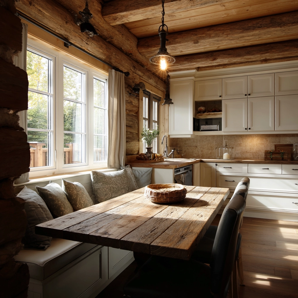 log home kitchens 48