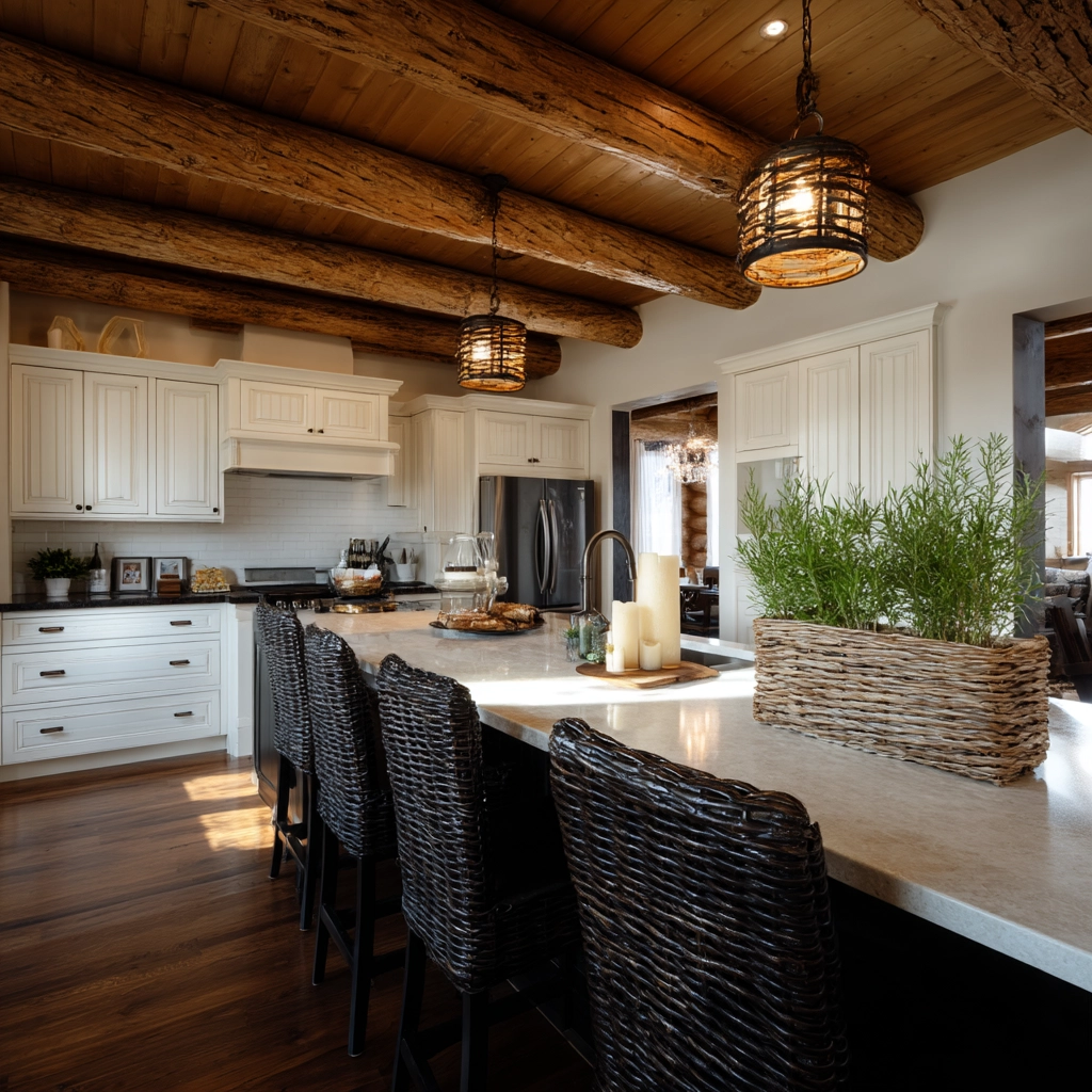 log home kitchens 51