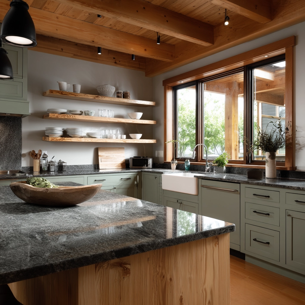 log home kitchens 8