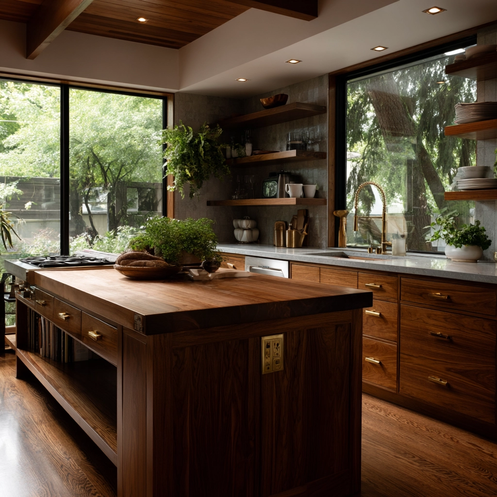 mid century modern kitchen 16