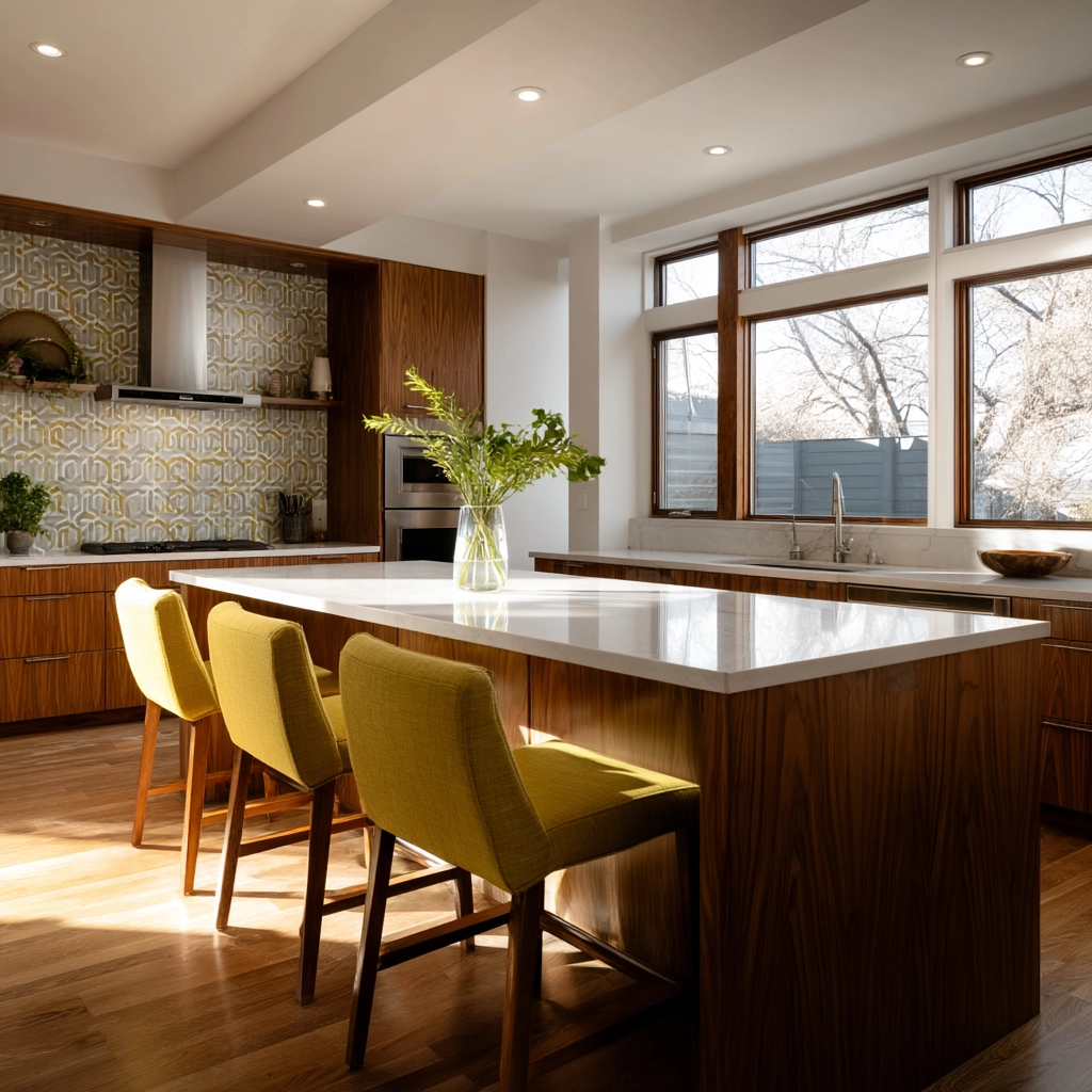 mid century modern kitchen 2