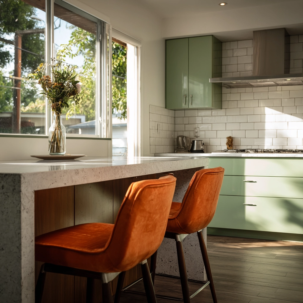 mid century modern kitchen 31