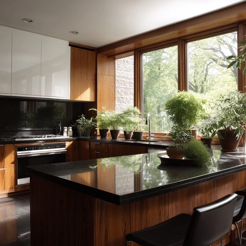 mid century modern kitchen 34