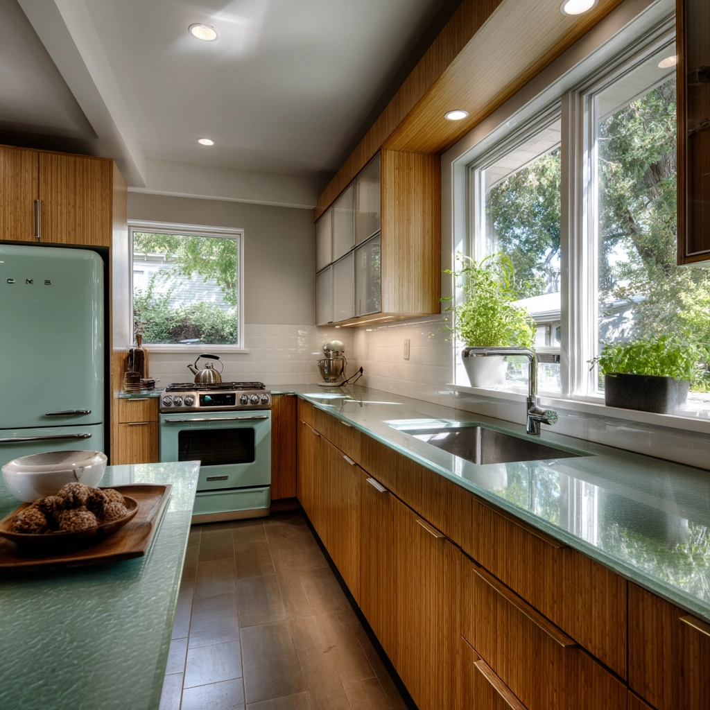 mid century modern kitchen 37