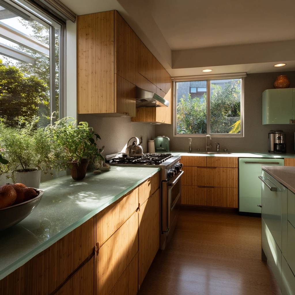 mid century modern kitchen 38