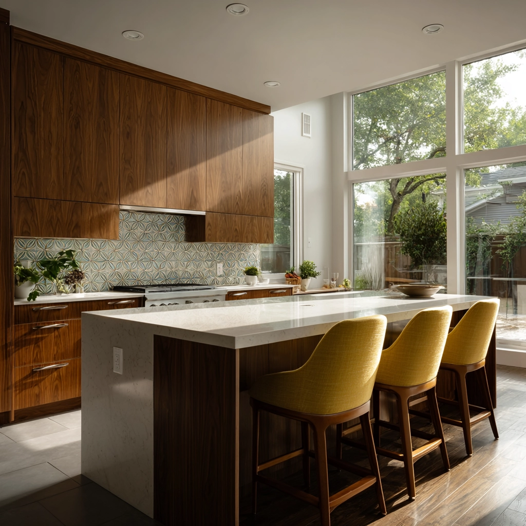 mid century modern kitchen 4