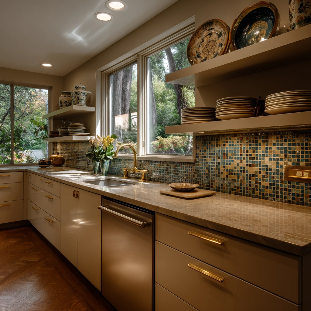 mid century modern kitchen 55