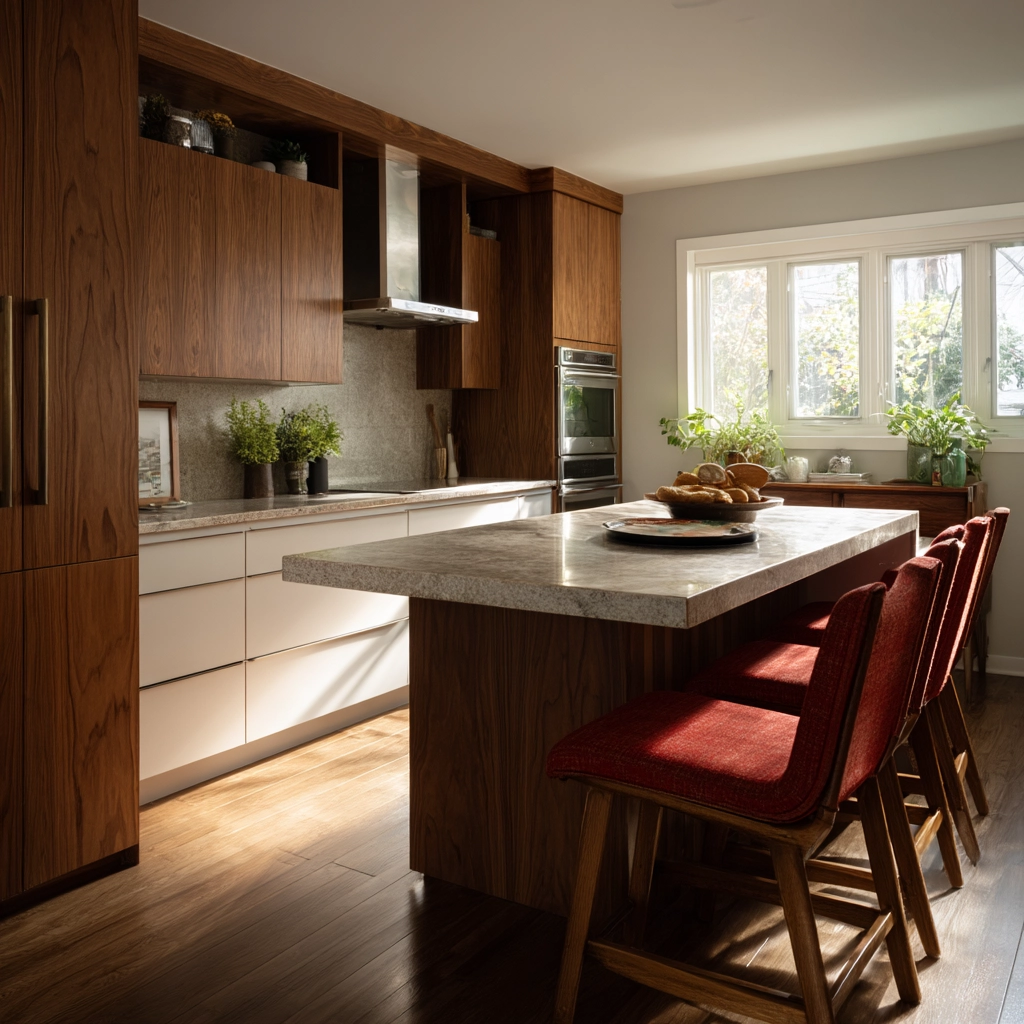 mid century modern kitchen 59