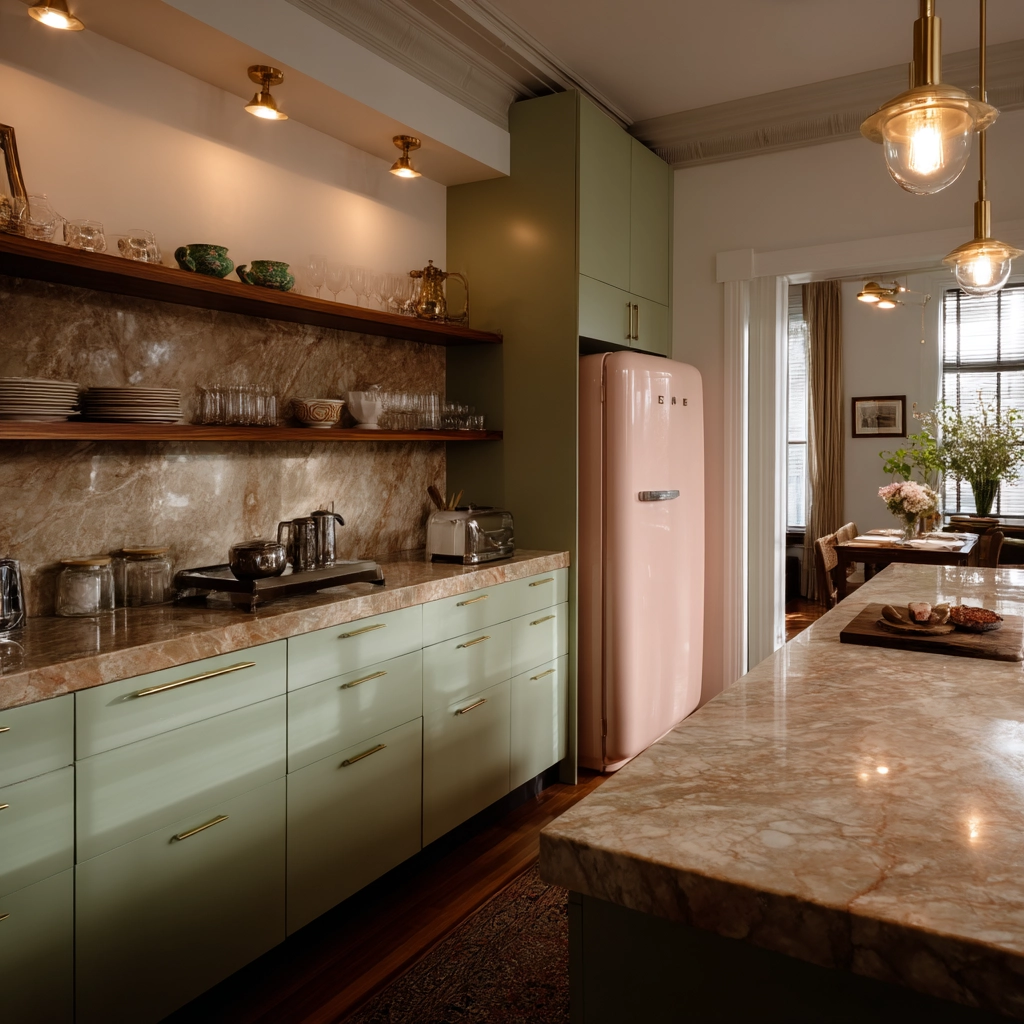 mid century modern kitchen 6