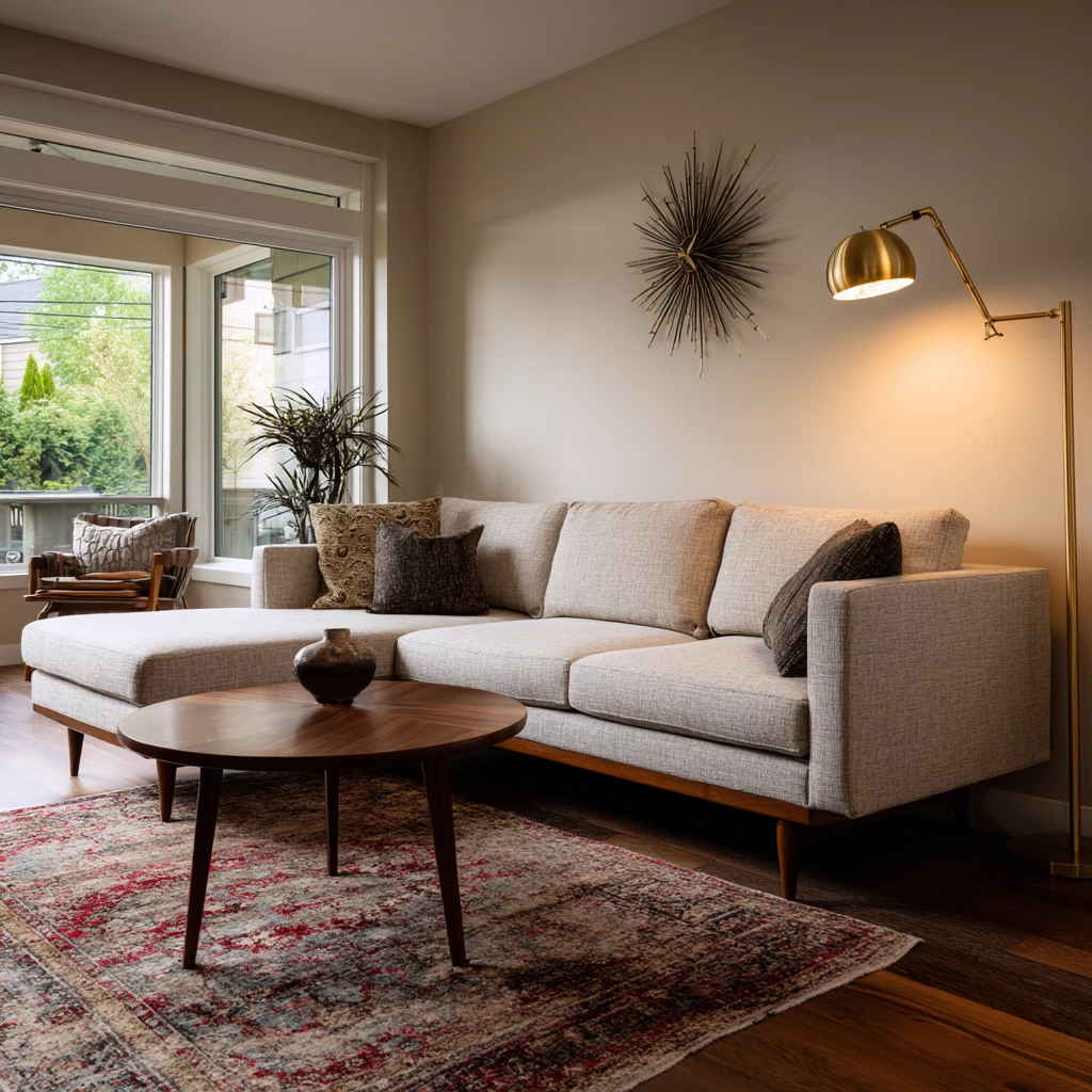 mid century modern living room 10