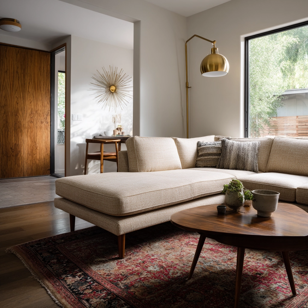 mid century modern living room 12