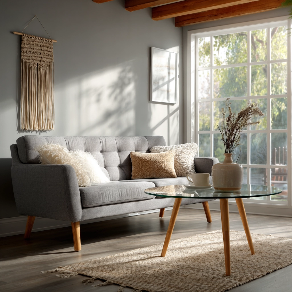 mid century modern living room 25