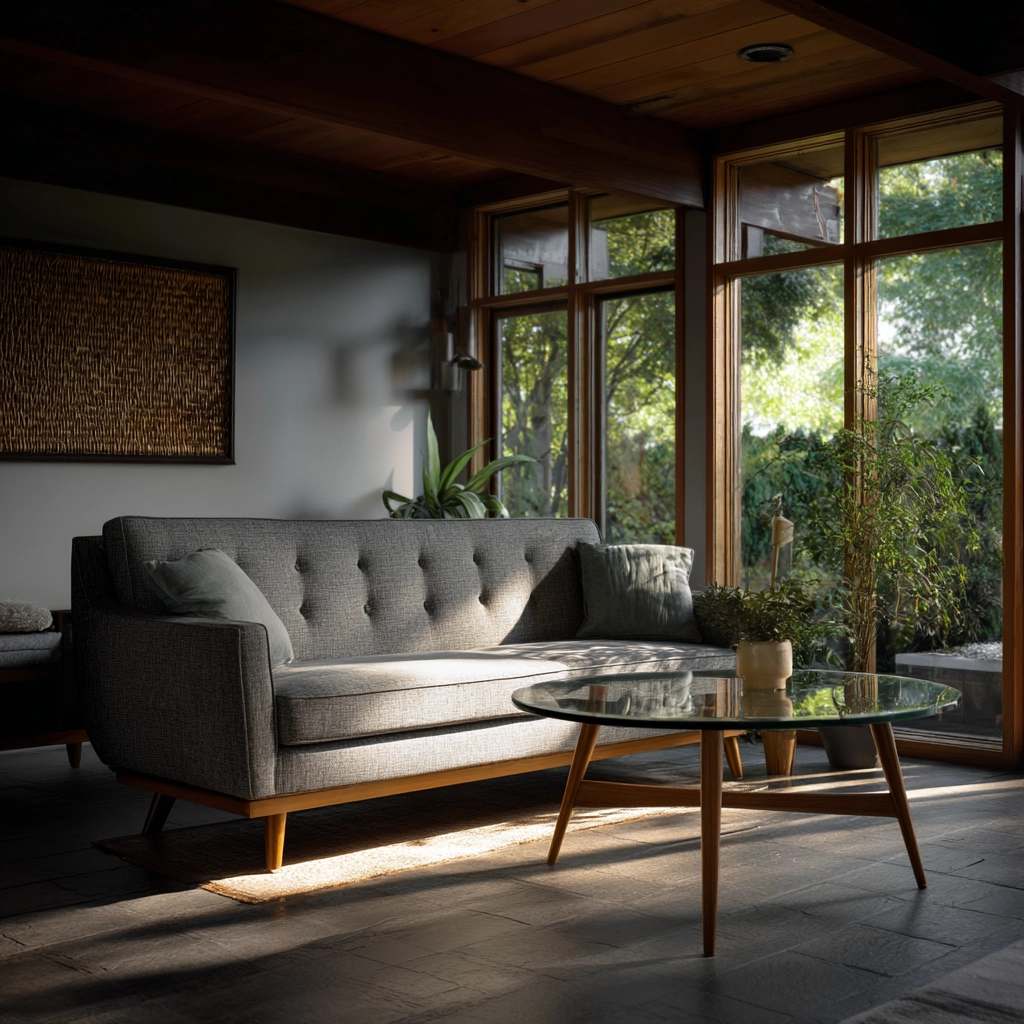 mid century modern living room 28