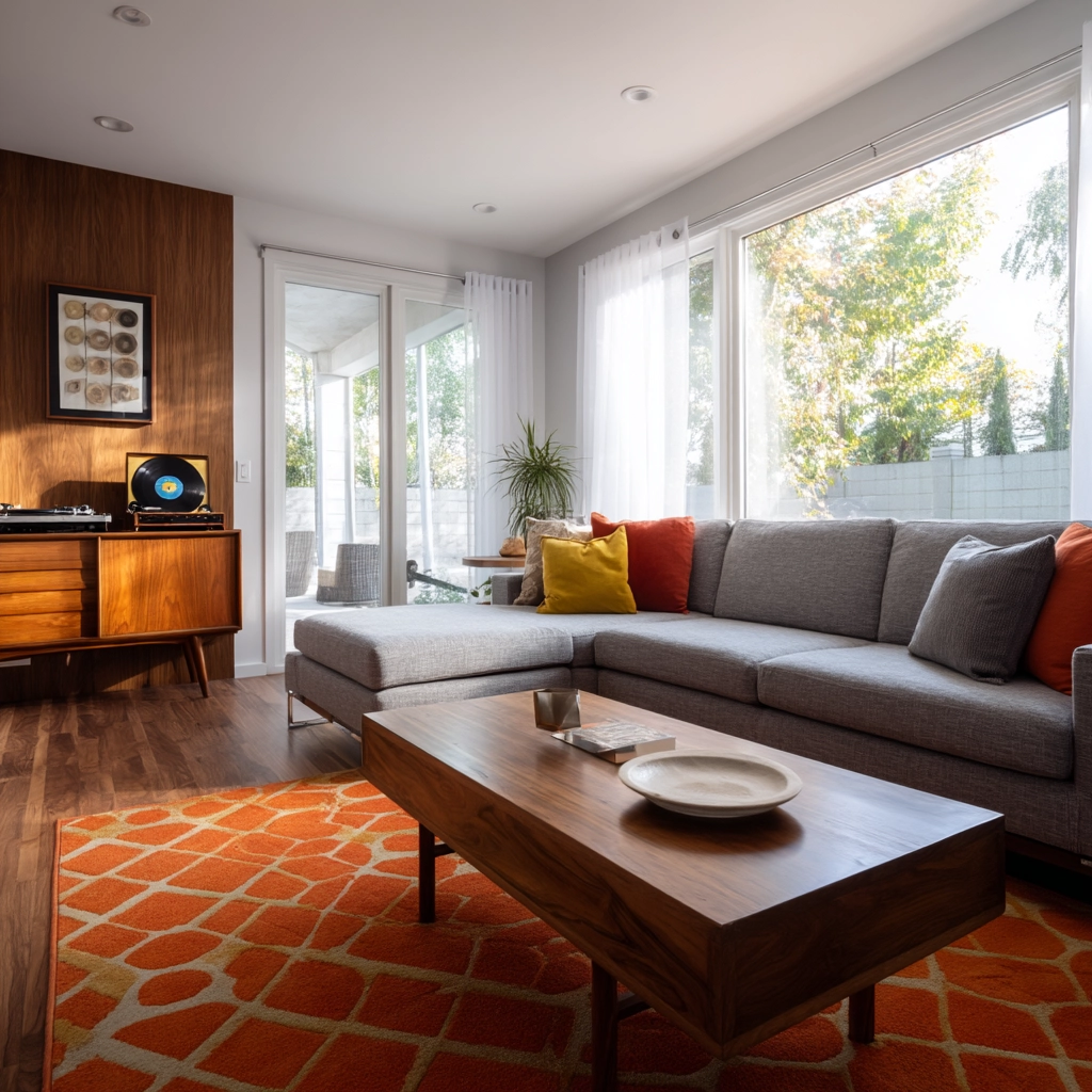 mid century modern living room 3