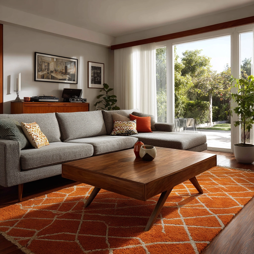 mid century modern living room 4