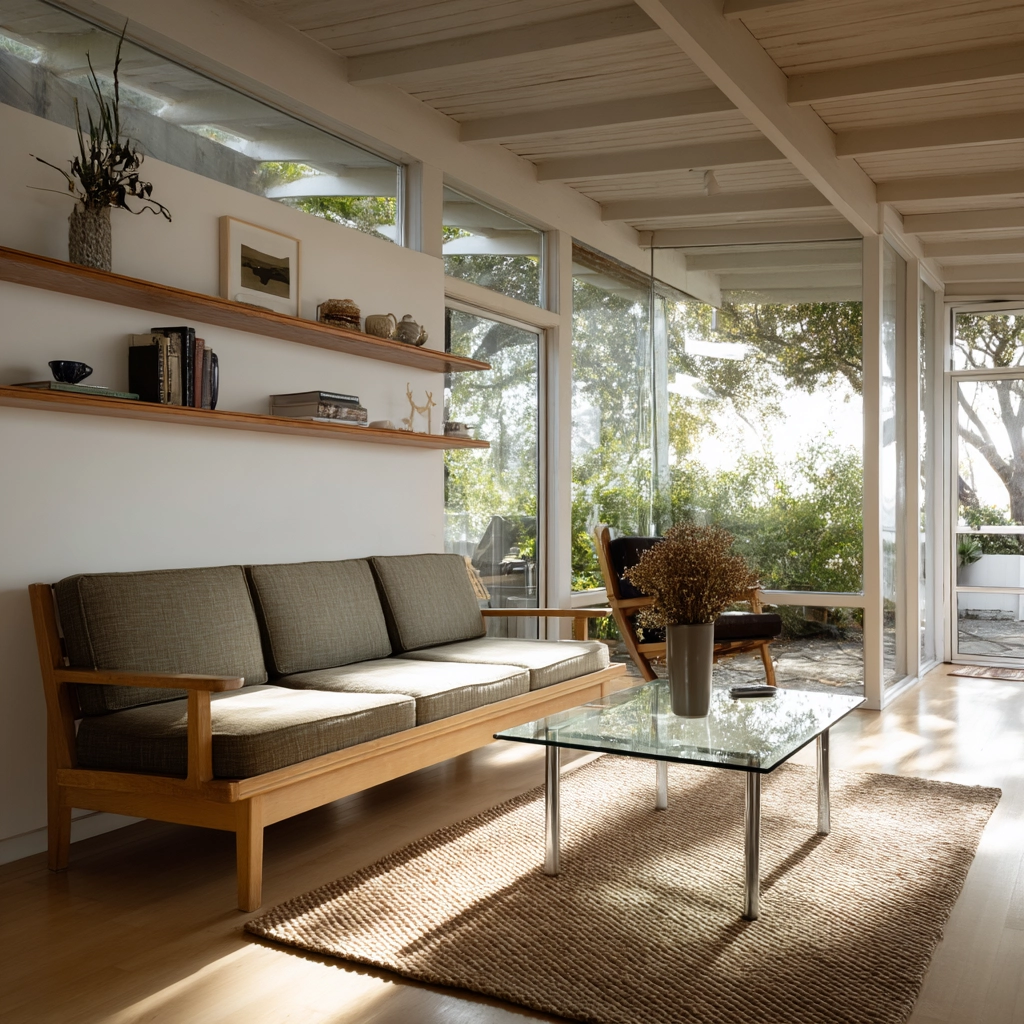 mid century modern living room 40