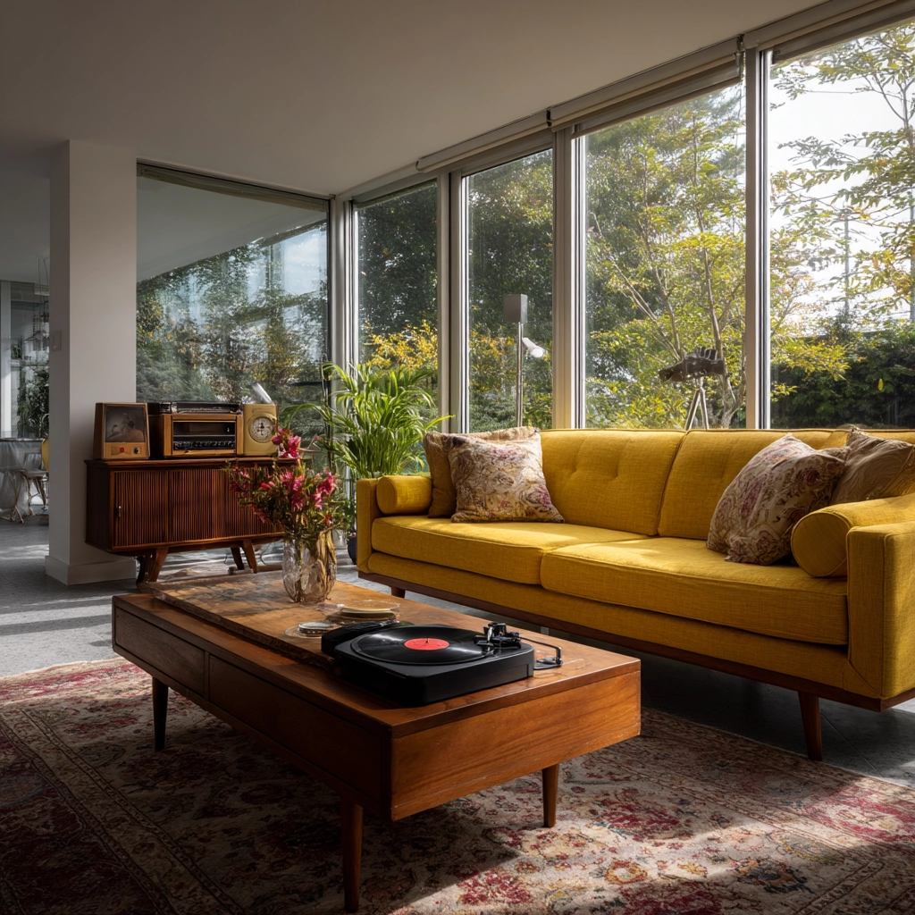 mid century modern living room 46