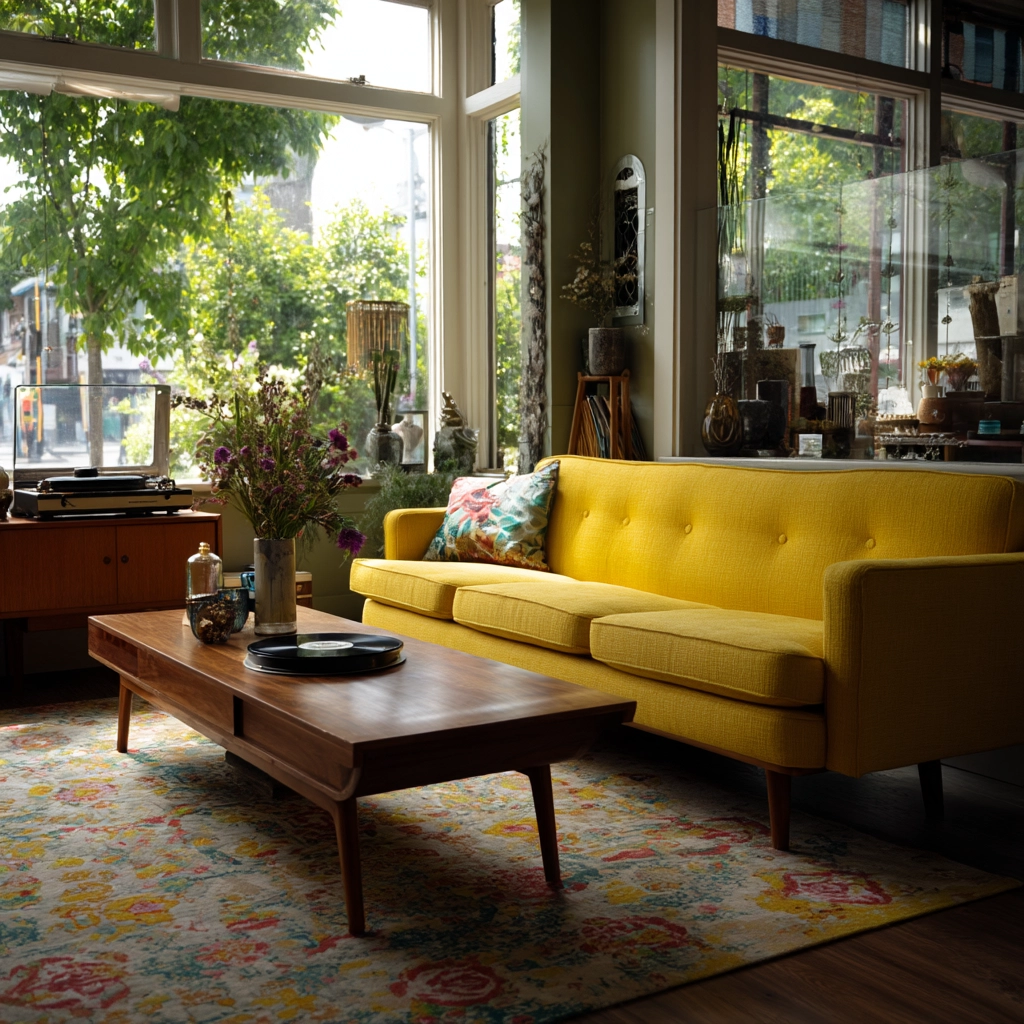 mid century modern living room 48